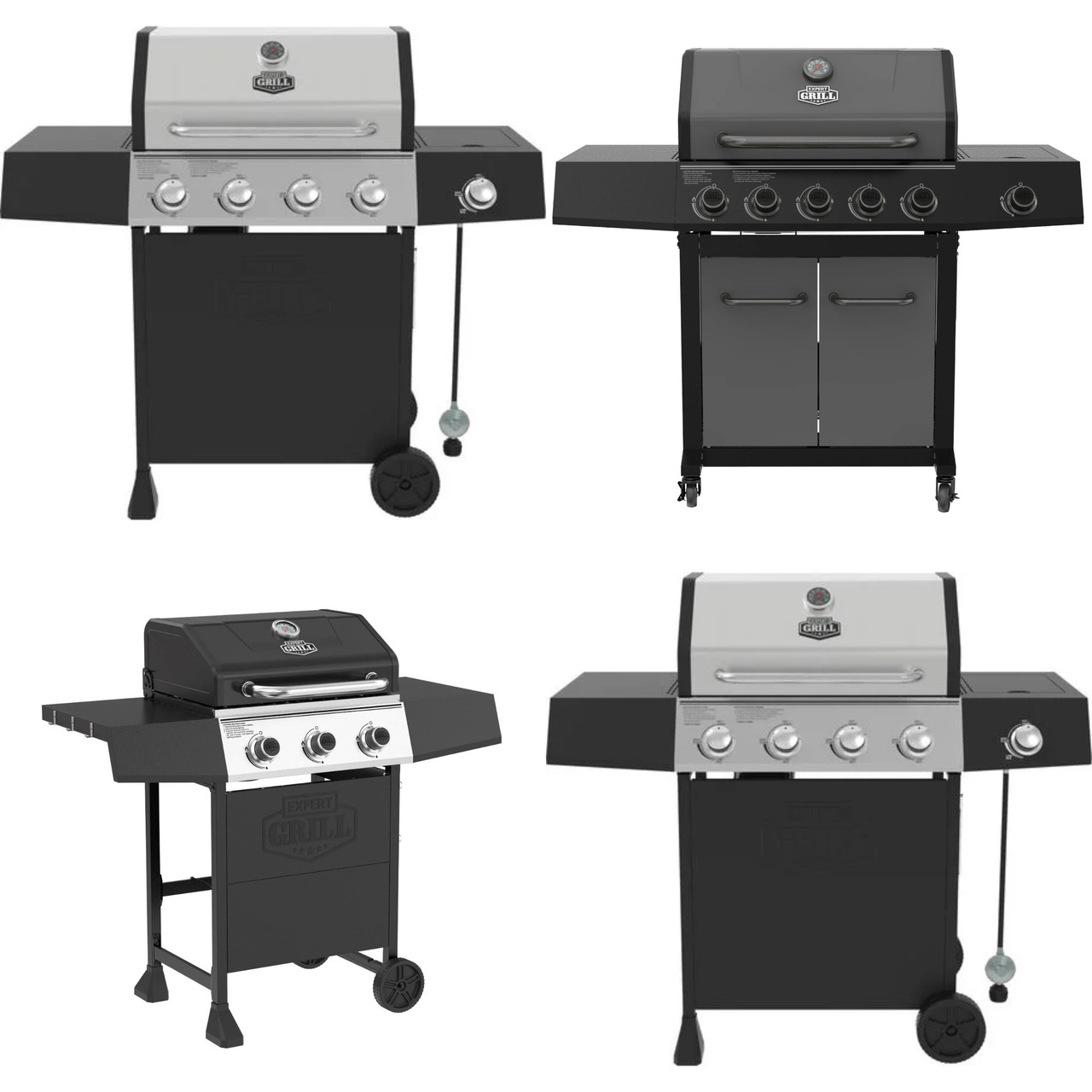 5 units of Expert Grill Propane Gas Grills - MSRP $1,270 - Returns (Lot # 1015626)
