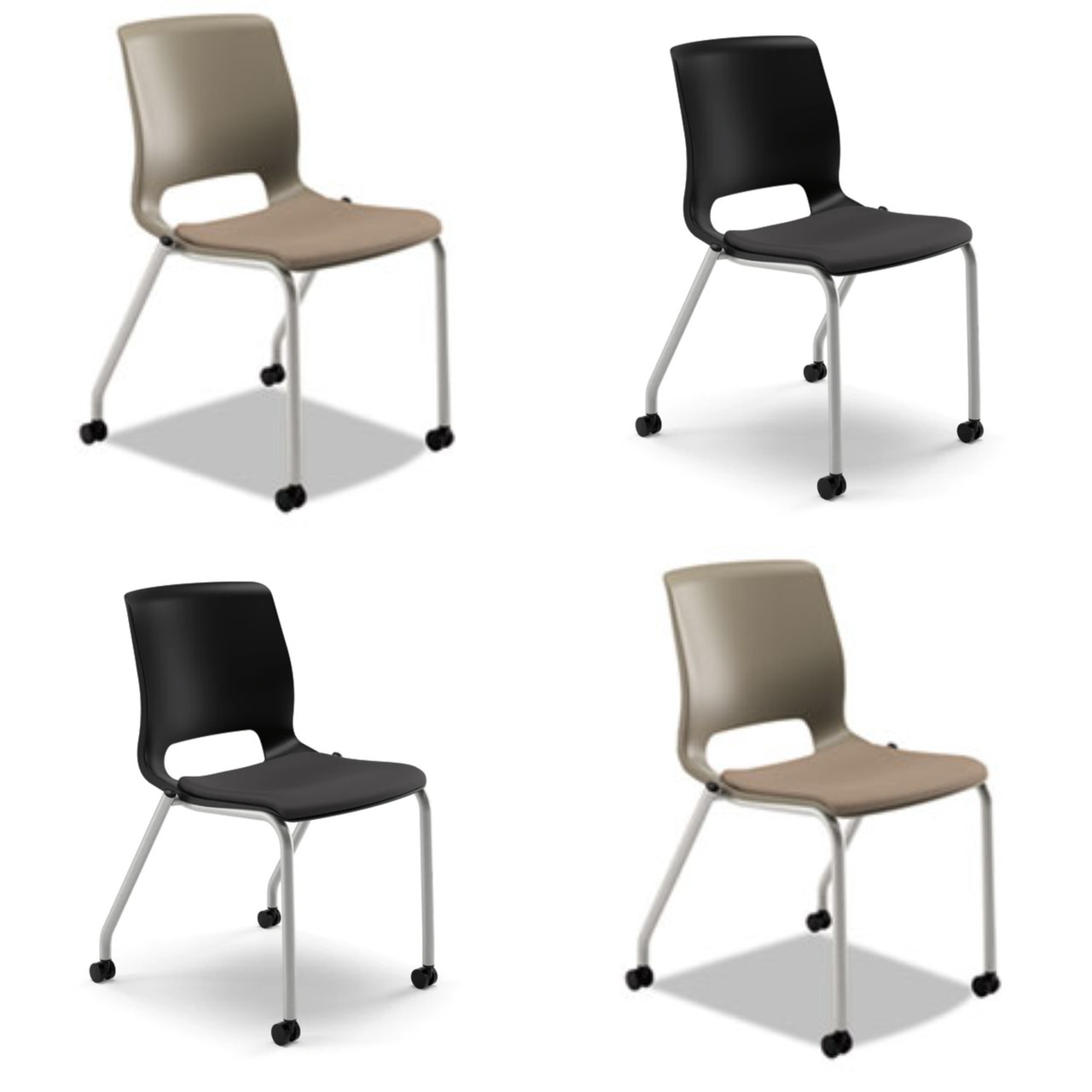 5 units of Motivate Stacking Chairs - MSRP $2,000 - Brand New (Lot # 1011403)