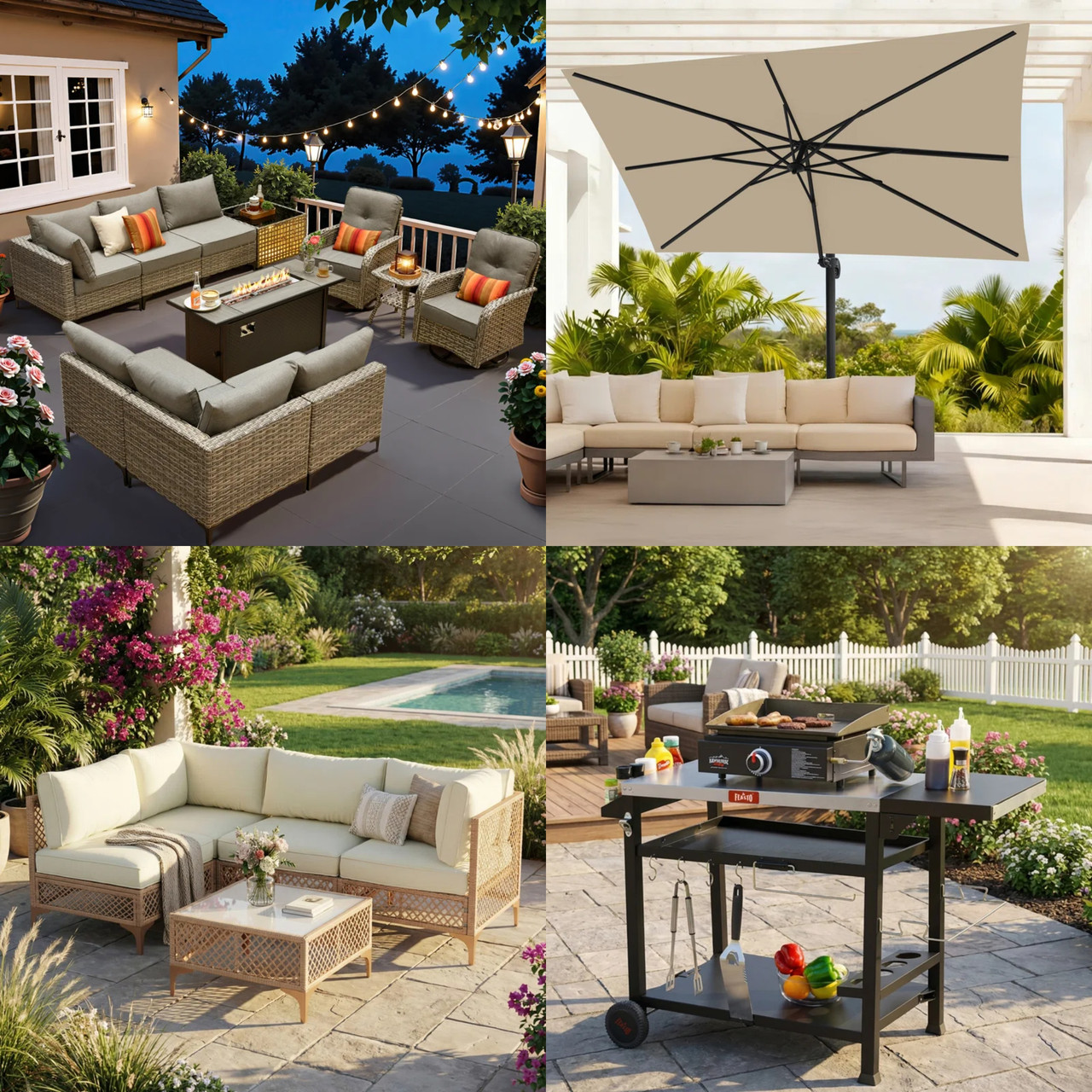 13 units of Patio Furniture - MSRP $7,724 - Returns (Lot # 1015029)