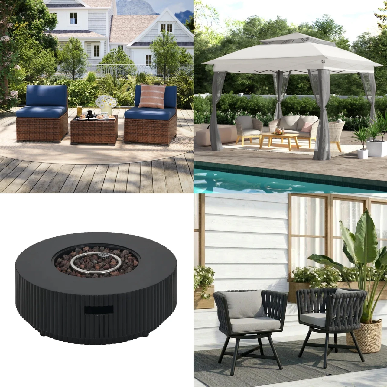 14 units of Patio Furniture - MSRP $3,615 - Returns (Lot # 1020104)