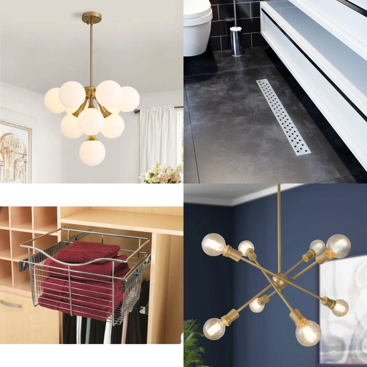 56 units of Home Fixtures - MSRP $8,522 - Like New (Lot # 1019809)
