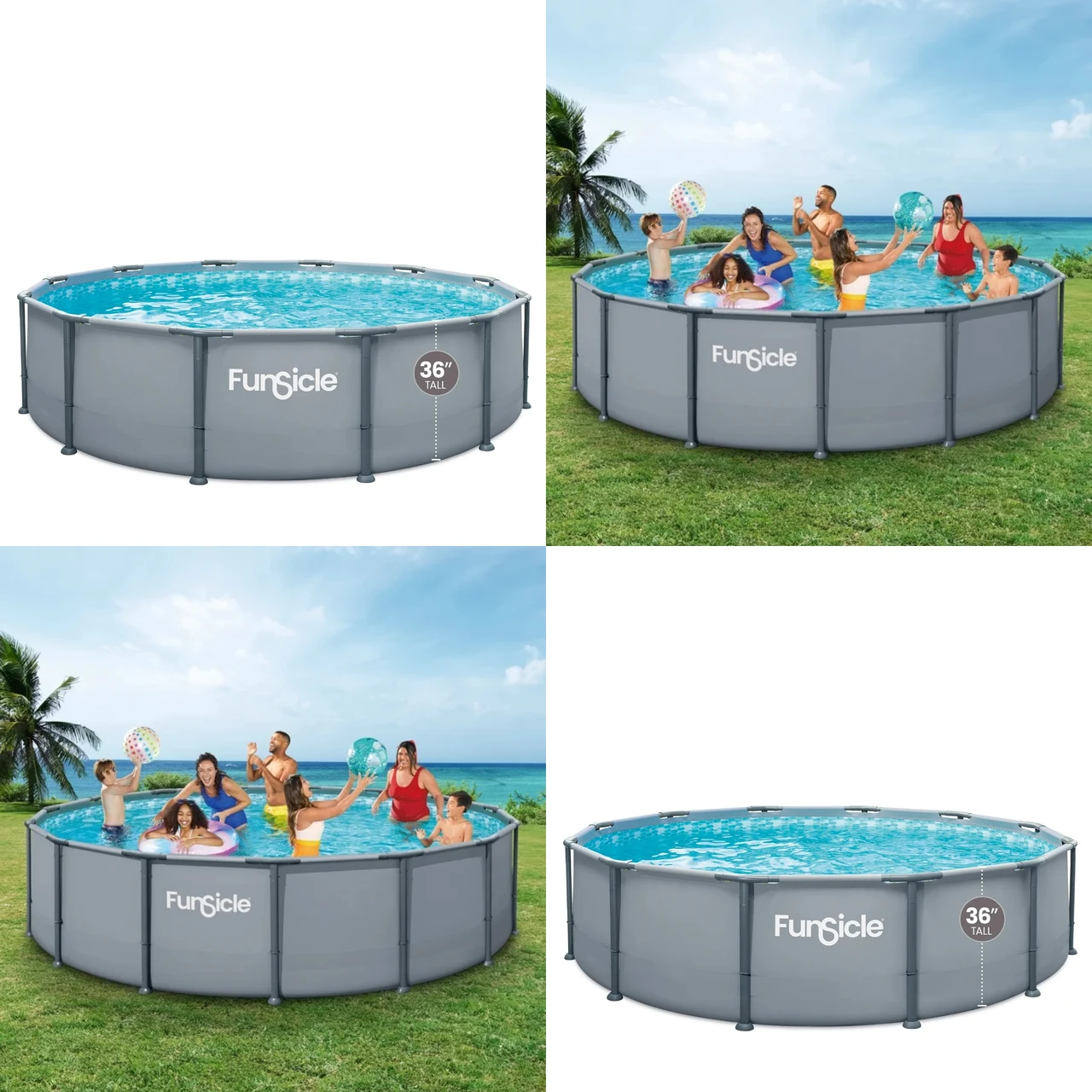 4 units of Funsicle Pools - MSRP $1,392 - Returns (Lot # 1023204)