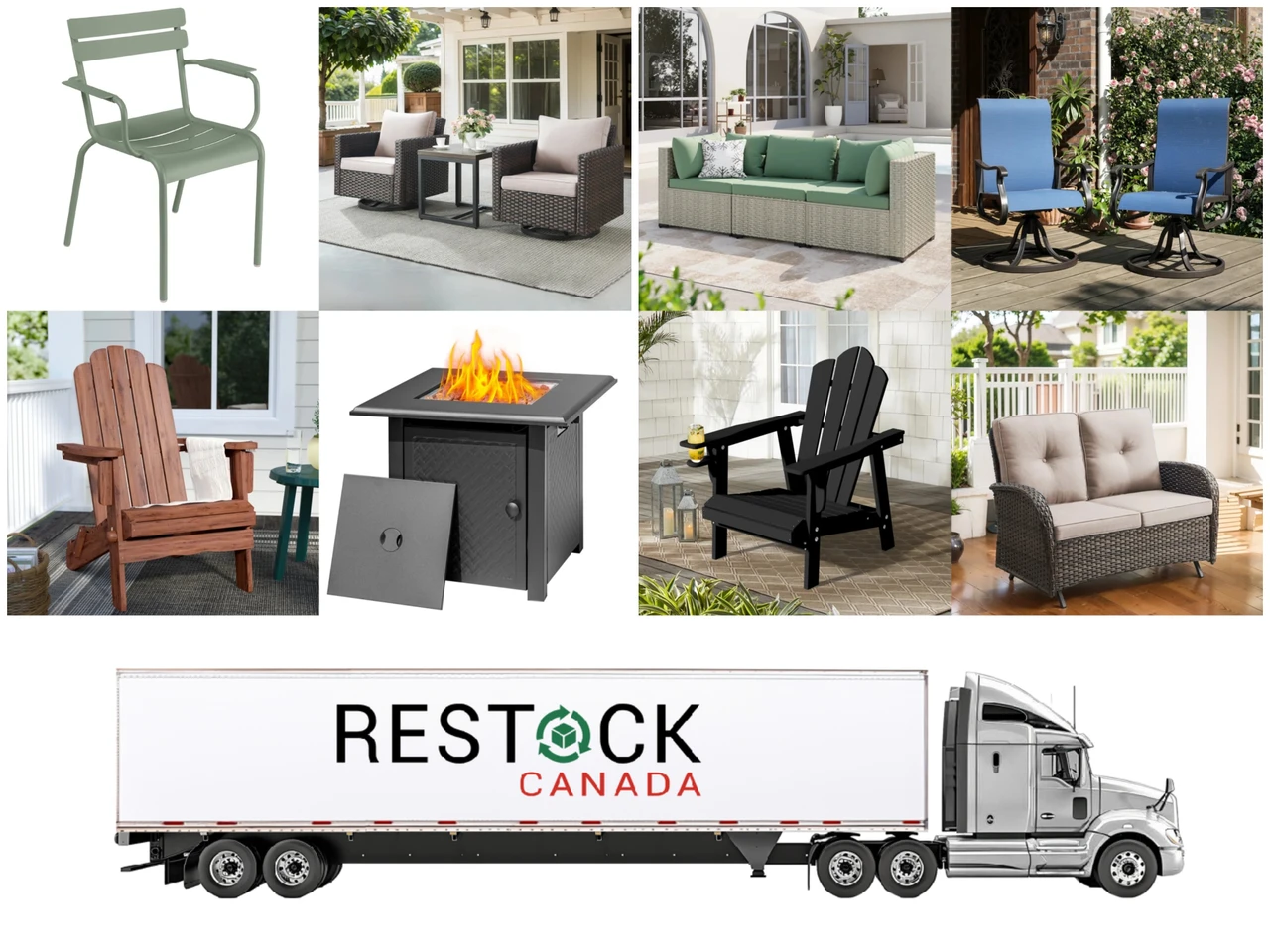 345 units of Patio Furniture - MSRP $97,896 - Returns (Lot # TK56446)