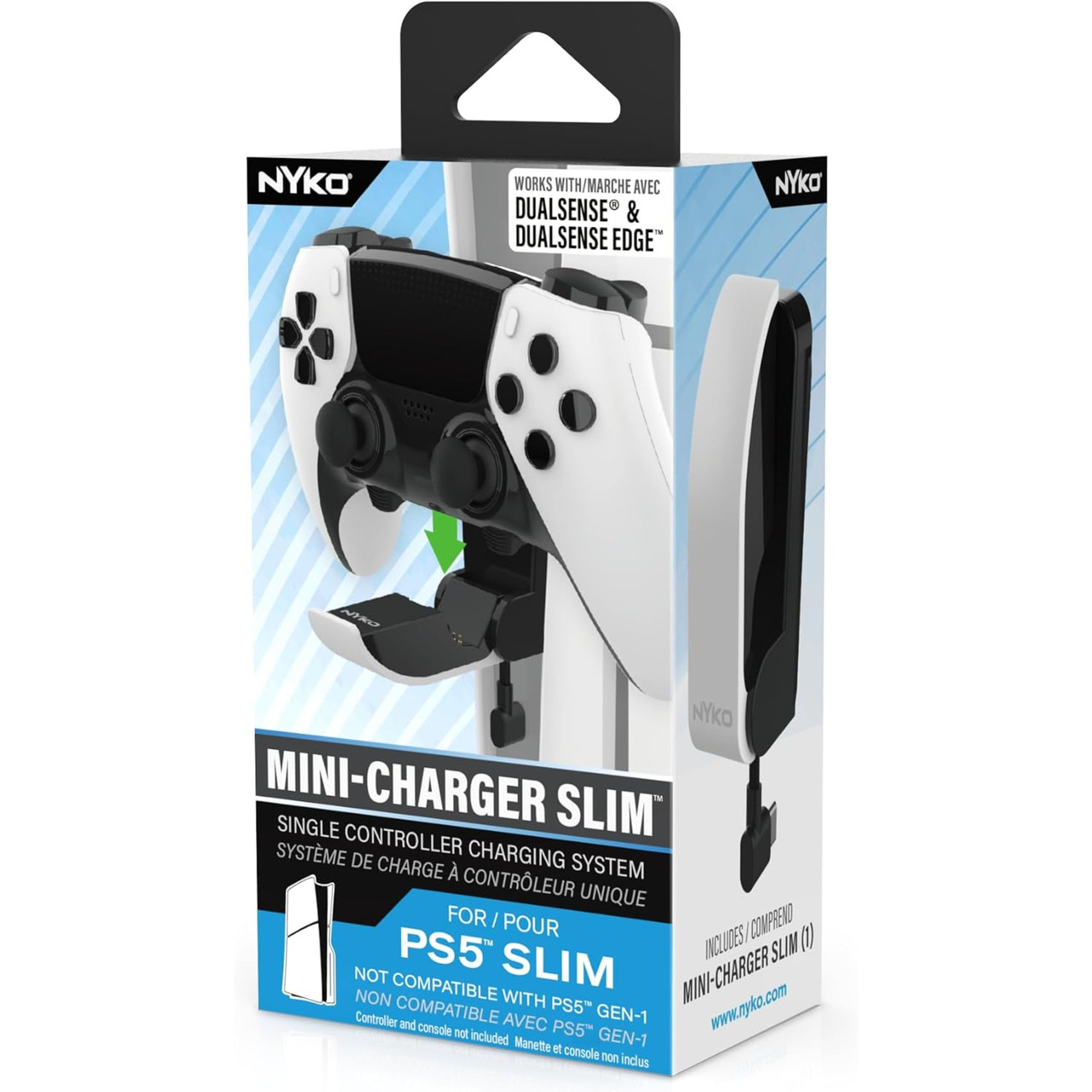 173 units of Nyko Mini-Charger Slim For Ps5 Slim (Ps5) Slim - MSRP $5,188 - Brand New (Lot # 1028504)