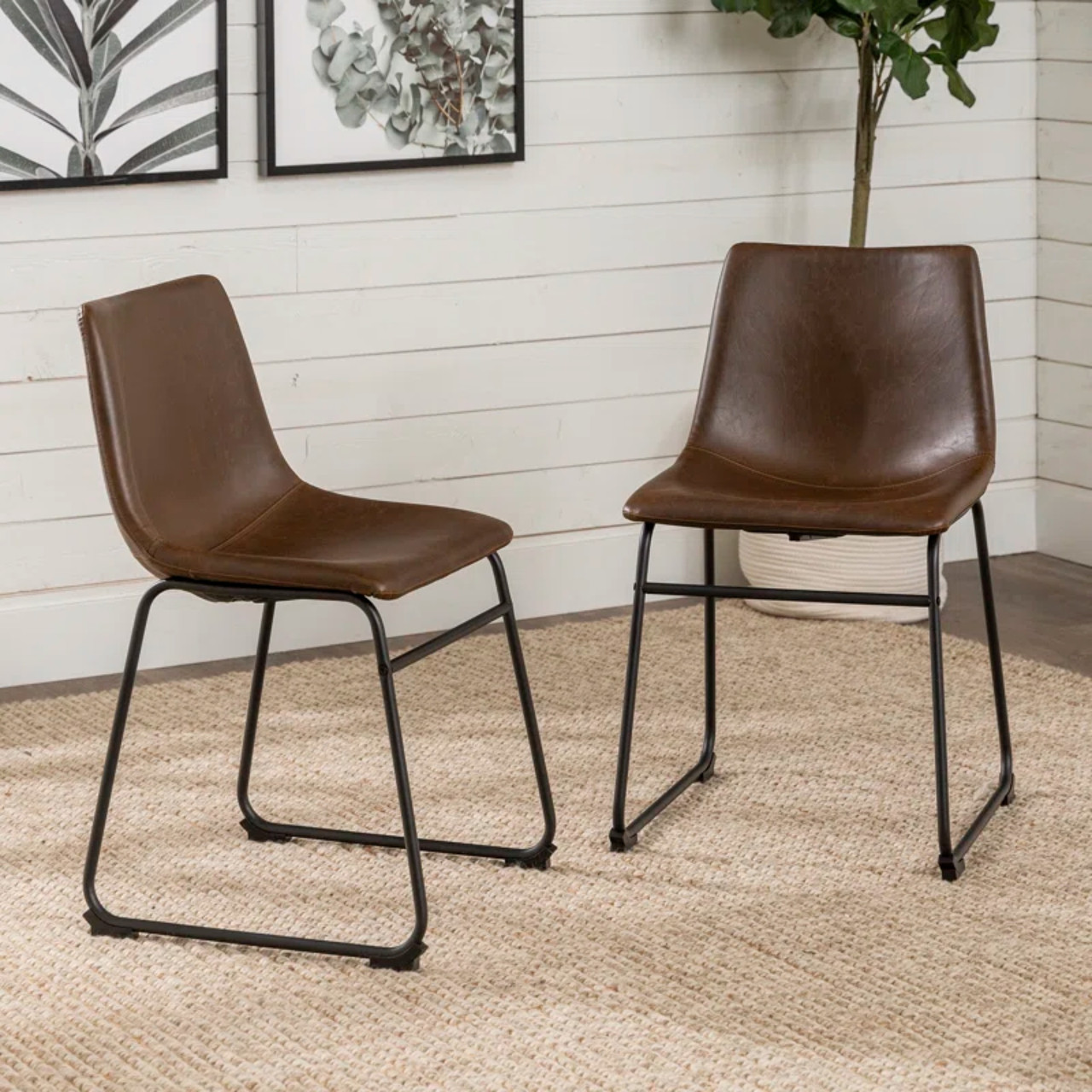 22 units of Bailey 19'' H Faux Leather Upholstered Side Chairs - MSRP $10,331 - Like New (Lot # 1027801)