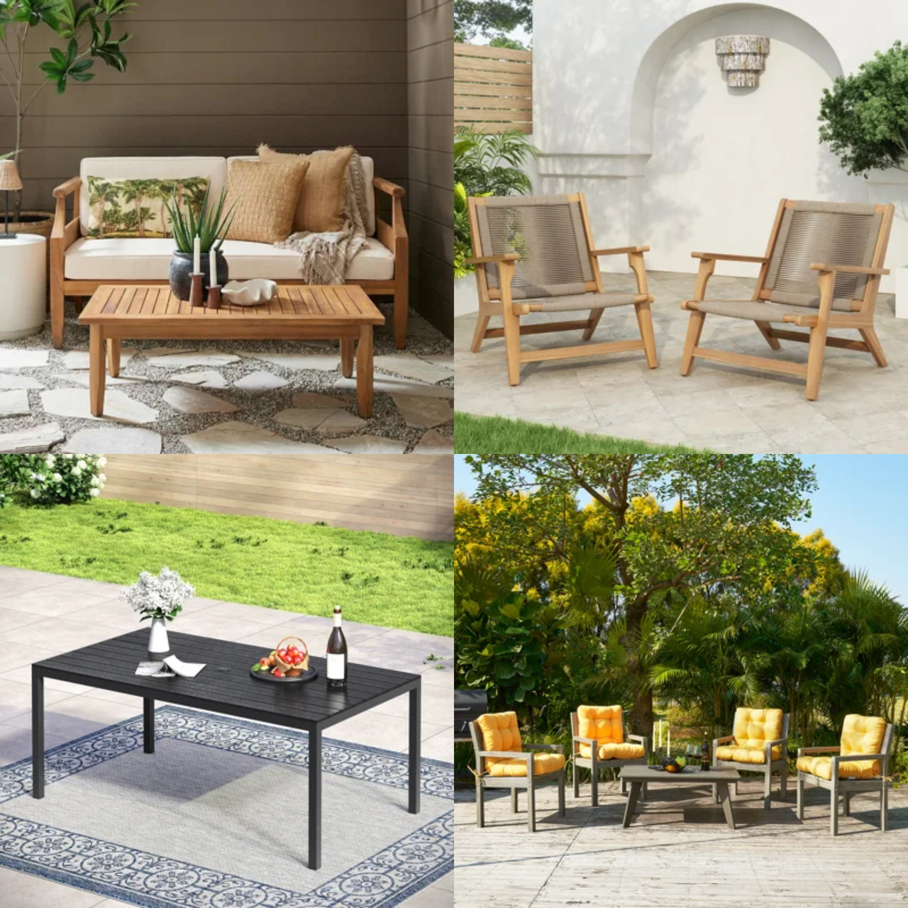 25 units of Patio Furniture - MSRP $6,493 - Returns (Lot # 1033208)
