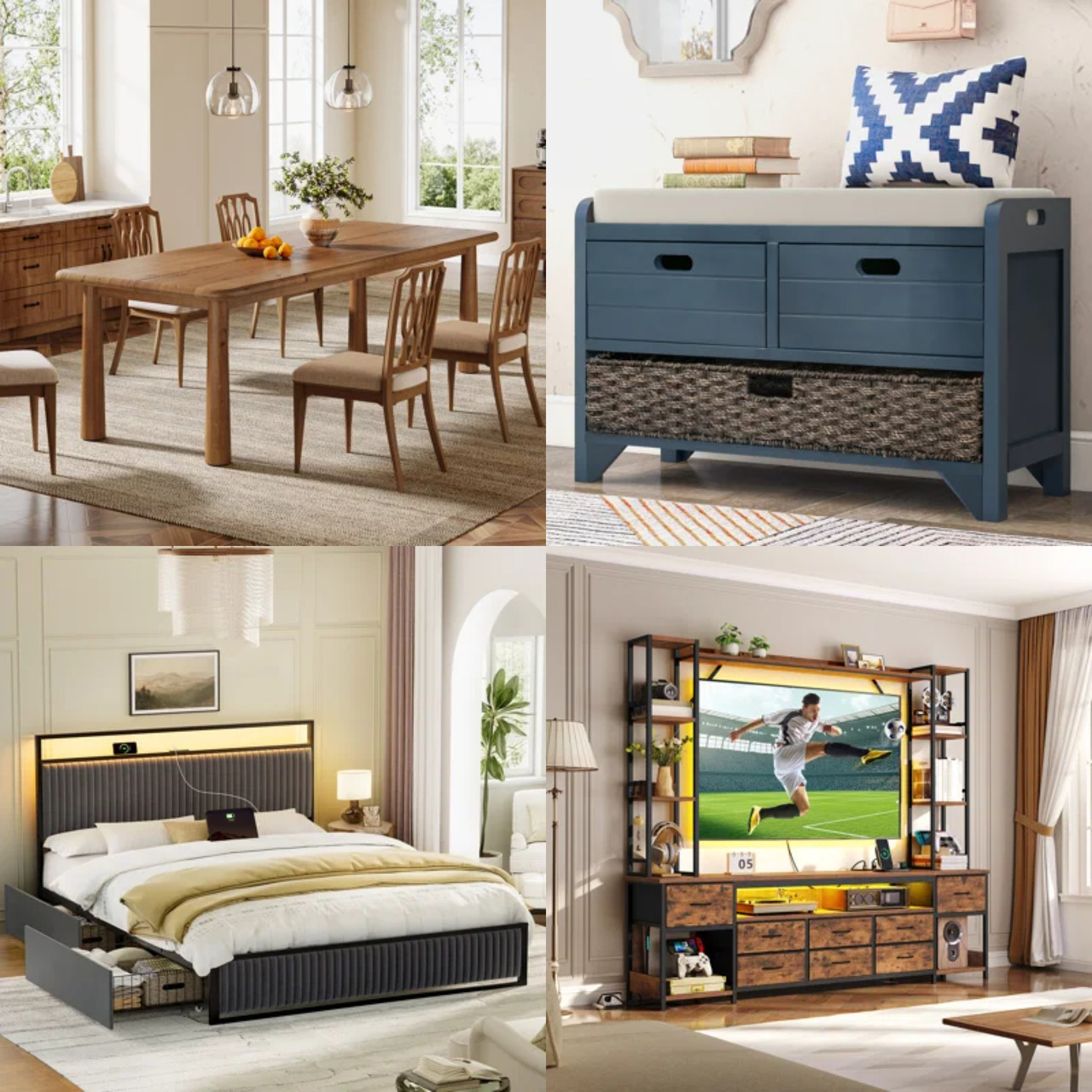 10 units of Home Furniture - MSRP $4,878 - Returns (Lot # 1036111)