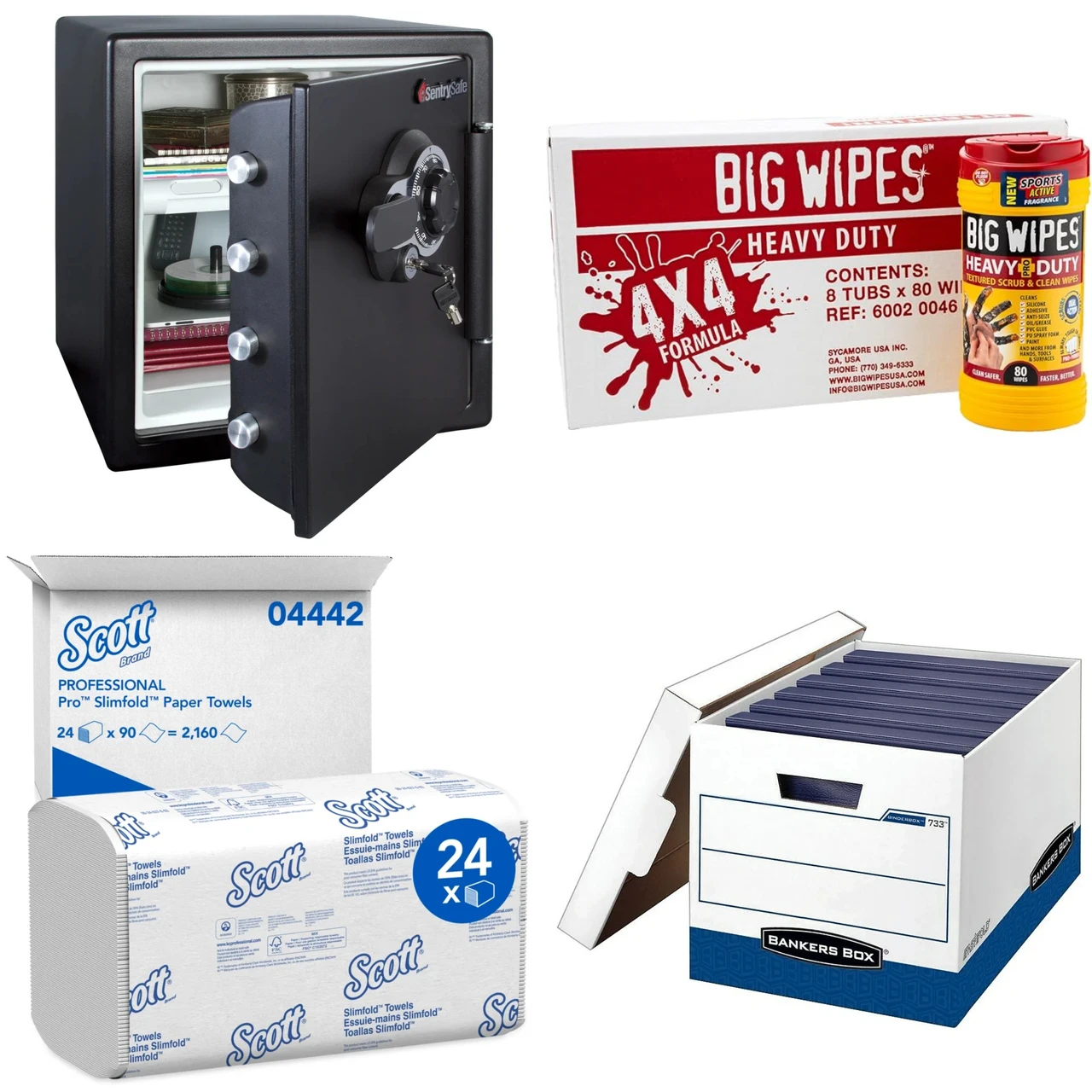57 units of Business Supplies - MSRP $4,520 - Returns (Lot # 1024809)