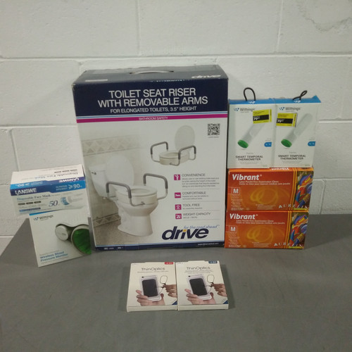 12 Units of Safety & Medical Supplies - MSRP 908$ - Returns (Lot # 561711)