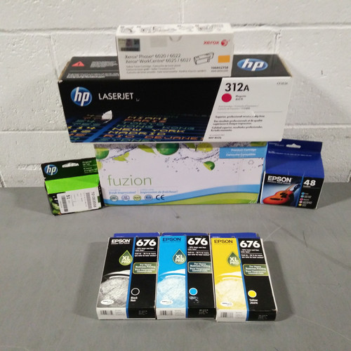 53 Units of Ink & Toners - MSRP 4015$ - Returns (Lot # 564531)