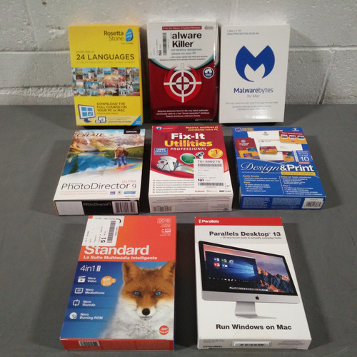 77 Units of Softwares - MSRP 4252$ - Brand New (Lot # 566404)