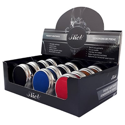 120 Units of Suede Pocket Ashtray (Assorted Colors) - MSRP 479$ - Brand New (Lot # CP570715)