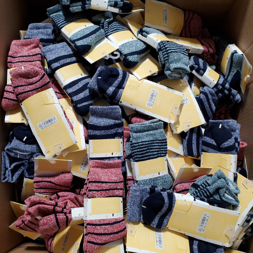720 Units of Assorted Boy Socks - MSRP 6473$ - Brand New (Lot # 571107)