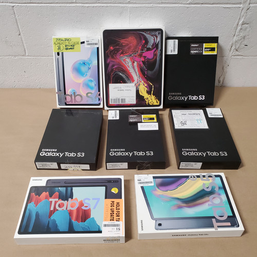 9 Units of High Value Tablets - MSRP 7640$ - Salvage (Lot # 573908)