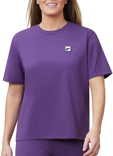 28 Units of Fila Stretch Jersey Tee - Purple - Small - MSRP 504