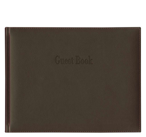 20 Units of Guest Book:Classic Brown Gold Edge - MSRP 460$ - Brand New (Lot # CP576403)