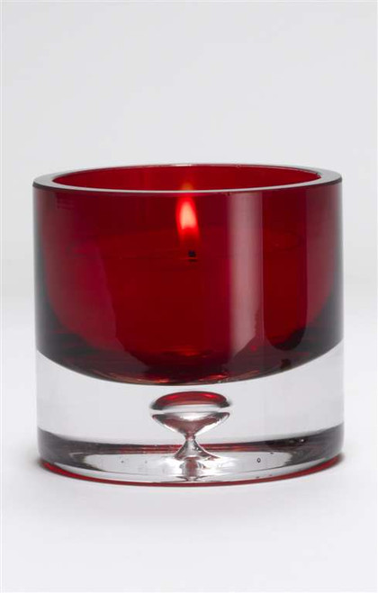 24 Units of Candleholder: Red - MSRP 192$ - Brand New (Lot # CP576426)