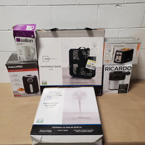 49 Units of Small Appliances - MSRP 3006$ - Returns (Lot # 577022)