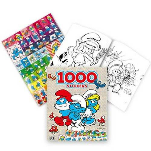 384 Units of Smurf coloring books (1000 stickers included) - MSRP 5372$ - Brand New (Lot # CP586822)