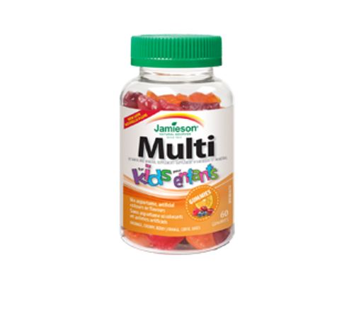 161 Units of Jamieson Multivitamin 60 Gummies for Kids - Expiration 2022/06/30 - MSRP 2172$ - Brand New (Lot # CP593803)