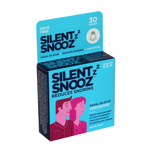 50 Units of Silent Snooz Nasal Dilator Anti-Snore Device - Reusable Unscented - MSRP 1000$ - Like New (Lot # CP593935)