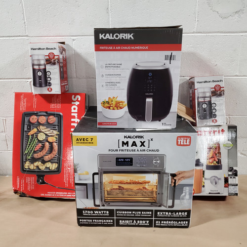 23 Units of Small Appliances - MSRP 2100$ - Returns (Lot # 596916)