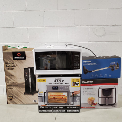 27 Units of Small Appliances - MSRP 2200$ - Returns (Lot # 596920)