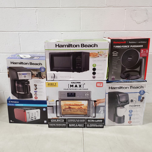 24 Units of Small Appliances - MSRP 2143$ - Returns (Lot # 596933)