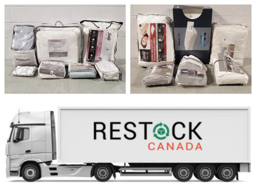 419 Units of Bedding - MSRP 61683$ - Returns (Lot # TK615001) - Restock  Canada