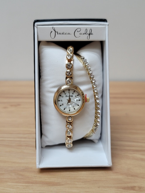 50 Units of Jessica Carlyle Girls Womens Watches + Bracelet - MSRP 1600$ - Brand New (Lot # CP611717)