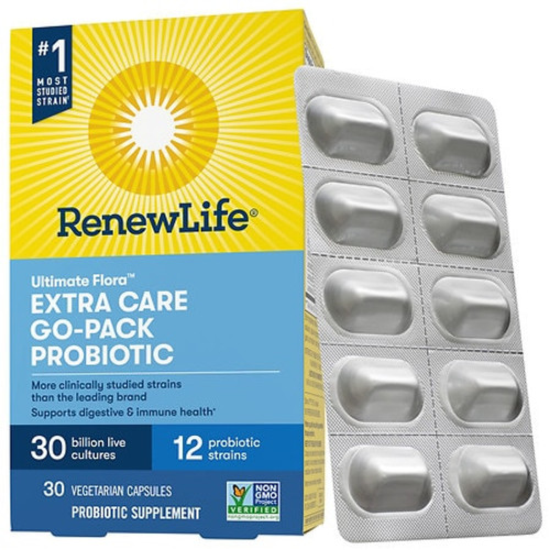 50 Units of ReNew Life Extra Strength Probiotic Vegetarian Capsules - 30.0 ea - MSRP $1,950 - Like New (Lot # CP609128)