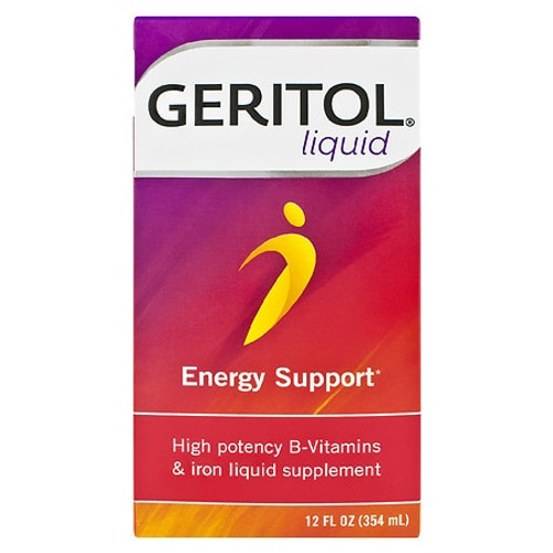 40 Units of Geritol Liquid B-Vitamins and Iron for Energy Support - 12.0 fl oz - MSRP $600 - Like New (Lot # CP609166)