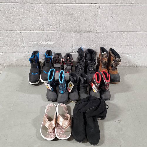 165 Units of Shoes (pair) - MSRP $4,976 - Returns (Lot # 628202)
