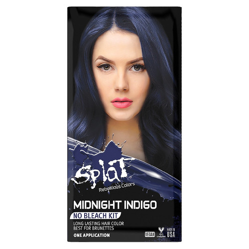 80 Units of Splat Midnight Indigo Hair Dye, Semi-Permanent Blue Color - MSRP $1,440 - Like New (Lot # LK857169020178)