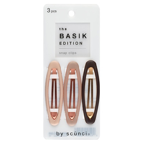 170 Units of Scunci Basik Edition Snap Clips - 3.0 EA - MSRP $1,359 - Like New (Lot # LK043194708048)