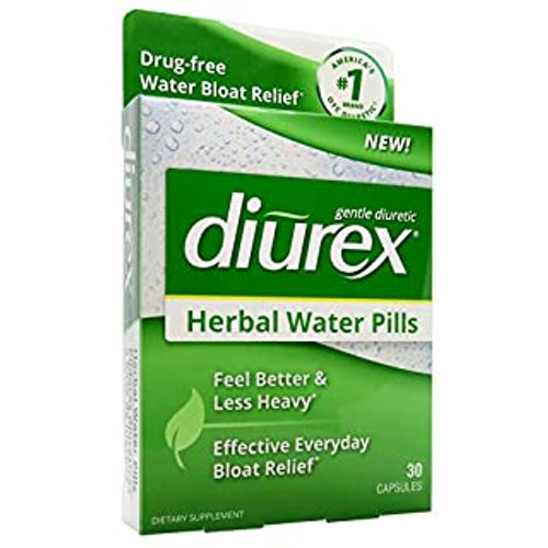 30 Units of Diurex Herbal Water Pills - Drug-Free Water Bloat Relief - 30ct - MSRP $480 - Like New (Lot # LK635847)