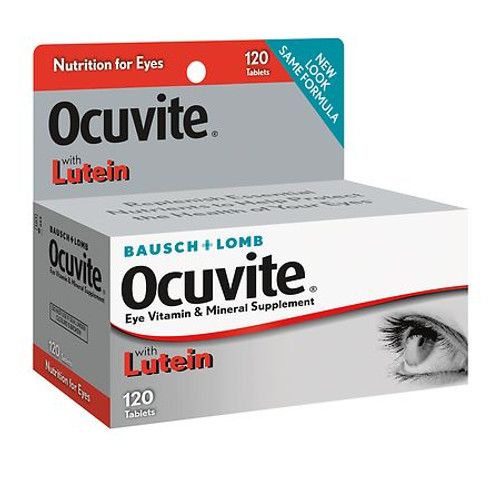 20 Units of Ocuvite Vitamin and Mineral Supplement with Lutein Tablets - 120.0 ea Various Expiration Dates -  - MSRP $400 - Like New (Lot # LK638760)