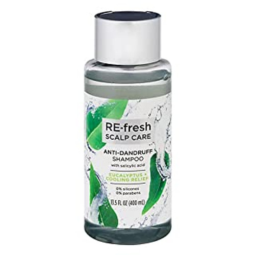 24 Units of RE-fresh Anti-Dandruff Shampoo Eucalyptus & Cooling Relief - 13.5 fl oz Various Expiration Dates -  - MSRP $264 - Like New (Lot # LK638773)