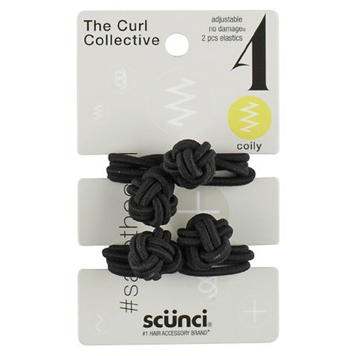 40 Units of Scunci Curl Collective Knotted Elastics - 2.0ea - MSRP $280 - Like New (Lot # 102-LK638746)