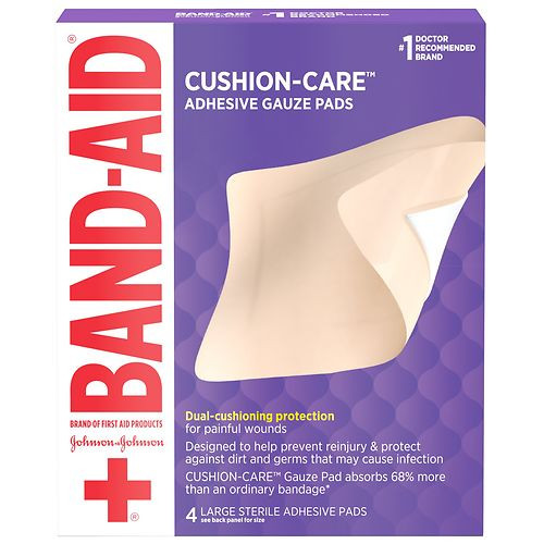 20 Units of Band-Aid - First Aid Adhesive Gauze Pad Size Large - 4.0ea - MSRP $420 - Like New (Lot # 102-LK644009)
