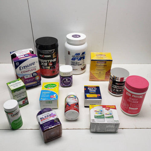 816 Units of Vitamins & Supplements - MSRP $19,255 - Like New (Lot # 102-652314)