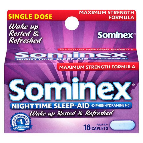 30 Units of Sominex - Maximum Strength Formula Nighttime Sleep-Aid - 16.0ea Various Expiration Dates -  - MSRP $330 - Like New (Lot # 102-LK658605)