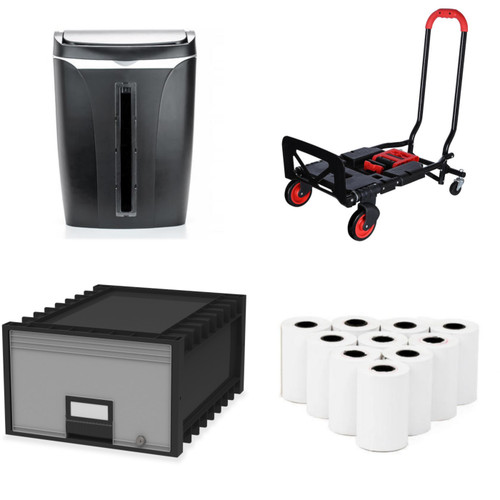 27 Units of Business Supplies - MSRP $1,632 - Returns (Lot # 670508) 27 Units of Business Supplies - MSRP $1,632 - Returns (Lot # 670508)