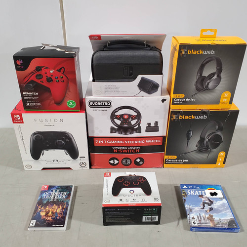 72 Units Of Video Games Accessories MSRP 2 729 Returns Lot 693206 0 