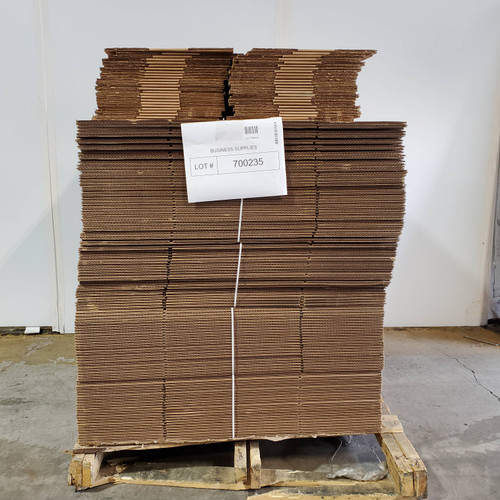 14 units of Corrugated Boxes 24 x 10 x 4  - 50 pack - MSRP $1,120 - Like New (Lot # 700235)