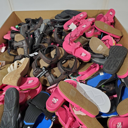 458 units of Sandals (pair) - MSRP $7,761 - Returns (Lot # 771919)