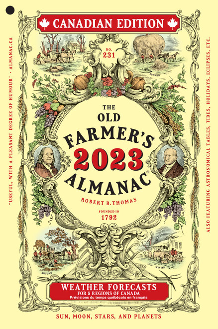 410 units of The Old Farmer's Almanac 2023 Canadian Edition - MSRP $1,779 - Like New (Lot # 779291)