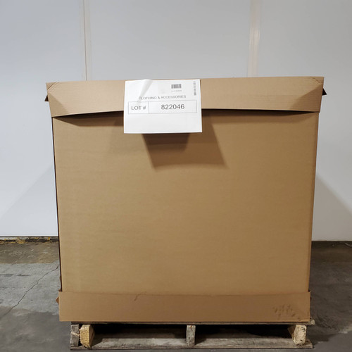846 units of Clothing & Accessories MSRP 12,076 Returns (Lot