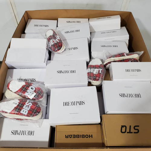 158 units of Shoes (pair) - MSRP $6,929 - Returns (Lot # 893323)