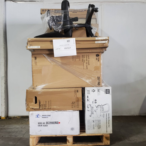 12 units of Office Furniture - MSRP $2,407 - Returns (Lot # 892521)